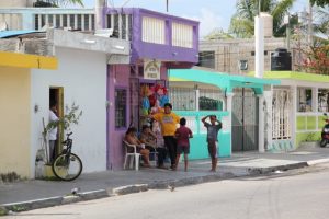 In den Straßen von Cozumel